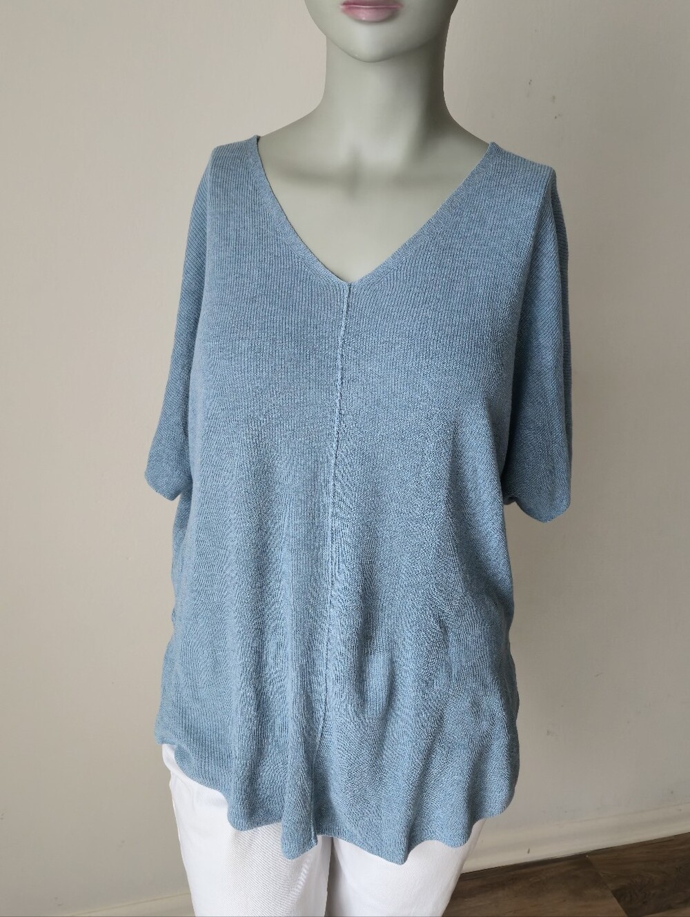 Lou & Grey For Loft Sweater Blue/green L - Used/Good